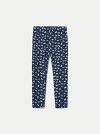 Legginsy - Mayoral Legginsy 4704 Granatowy Slim Fit - miniaturka - grafika 1