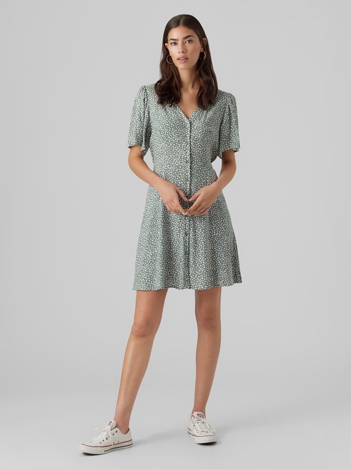 Vero Moda Sukienka w kolorze zielonym