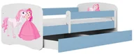 Łóżka dla dzieci i młodzieży - Łóżko dla dziecka z barierką mix 70x140 F1-R69 - miniaturka - grafika 1
