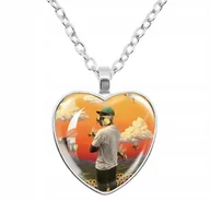 Wisiorki - Naszyjnik Wisiorek Tyler The Creator Flower Boy I Love Tyler Serce Prezent - miniaturka - grafika 1