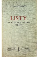 Biografie i autobiografie - Listy do Czesława Miłosza 1952 - 1979 - miniaturka - grafika 1