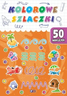 Kolorowe szlaczki - Opracowanie zbiorowe - Kolorowanki, wyklejanki - miniaturka - grafika 1