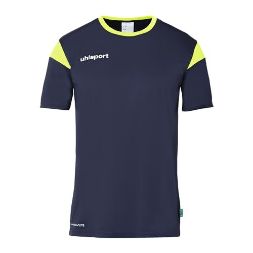 uhlsport Squad 27 koszulka piłkarska z krótkim rękawem, koszulka sportowa dla dzieci i dorosłych, uniseks, oddychająca koszulka piłkarska