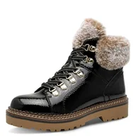 Śniegowce damskie - Tamaris Damskie buty WL Lace Boot 1-26264-43 śniegowce, Black Patent, 36 EU, ^, 36 EU - miniaturka - grafika 1