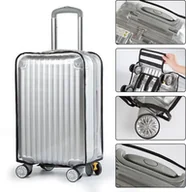 Walizki - Pokrowiec OCHRONNY na WALIZKĘ BAGAŻ Przezroczysty PODRÓŻNY 26" CALI roz. XL - miniaturka - grafika 1