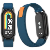 Akcesoria do smartwatchy - Opaska pasek nylonowy Vanfone do Xiaomi Smart Mi Band 8/9, granatowy - miniaturka - grafika 1