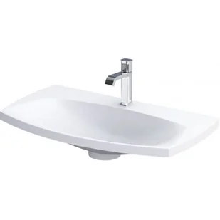 ORISTO Umywalka meblowa LOUIS 82 cm BIAŁY MAT KONGLOMERAT UME-LU-82-93 - Umywalki - miniaturka - grafika 2