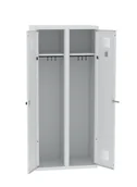 Szafki BHP - Szafa ubraniowa SUM WZD 420 z dwoma komorami pracowniczymi - miniaturka - grafika 1