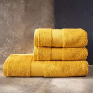 Ręczniki - Dekoria pl pl Komplet ręczników Cairo 3 szt yellow 2 szt 50 x 90 cm 1 szt 70 x 140 cm 762-98 - miniaturka - grafika 1