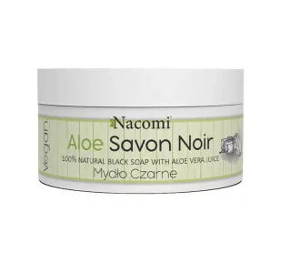 Nacomi Mydło Czarne Savon Noir Aloe 125g - Mydła - miniaturka - grafika 5