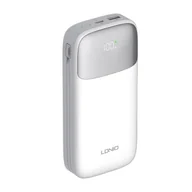 Powerbanki - Powerbank LDNIO PQ20 22.5W 20000mAh USB-C, lightning (biały) - miniaturka - grafika 1