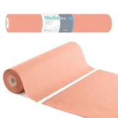 Kosmetyczne akcesoria jednorazowe - Podkład higieniczny na rolce 70cm x 50cm morelowy 36g MedixPro 100szt - miniaturka - grafika 1