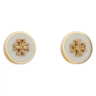 Kolczyki - Kolczyki Tory Burch Kira 90547 Tory Gold / New Ivory - miniaturka - grafika 1