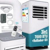 Klimatyzatory - Monzana Mobilna klimatyzacja MZKA2000 Biała wraz z pilotem - miniaturka - grafika 1