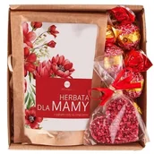 Zestawy upominkowe - ZESTAW PREZENTOWY NA DZIEŃ MAMY MATKI URODZINY napar słodycze MALINA - miniaturka - grafika 1