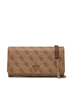 Guess Torebka Noelle II Mini HWBG96 72750 Brązowy - Torebki damskie - miniaturka - grafika 1