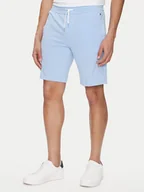 Spodenki męskie - Tommy Hilfiger Szorty sportowe UM0UM03364 Błękitny Regular Fit - miniaturka - grafika 1