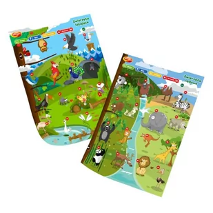 Edukacyjne Plakaty - Zwierzęta I Zawody Dumel - Zabawki interaktywne dla dzieci - miniaturka - grafika 1