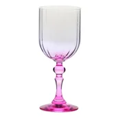 Kieliszki - Cieniowane kieliszki do wina BUBBLE z różową nóżką 300 ml - miniaturka - grafika 1