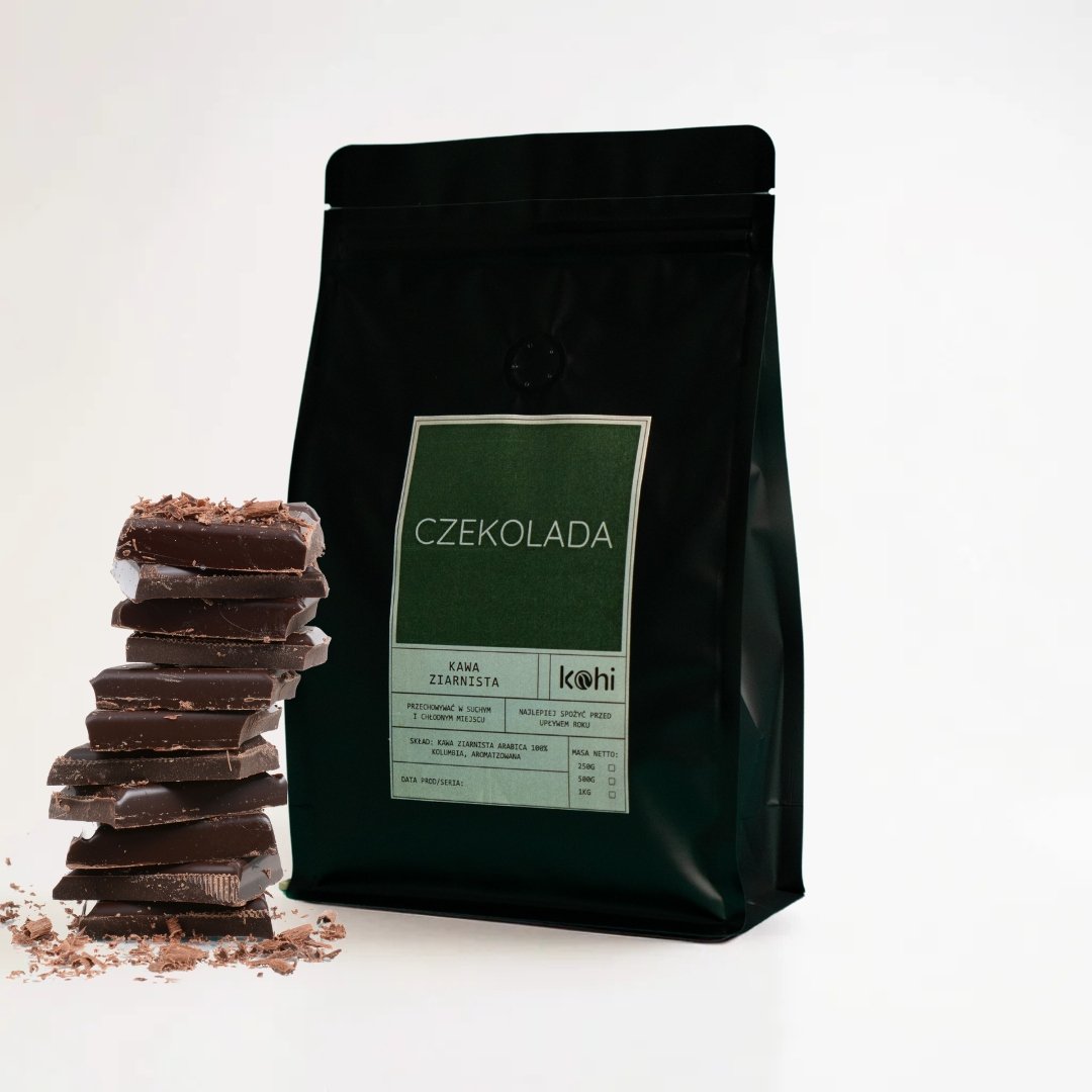 Kawa Smakowa Ziarnista Czekolada 1000g Kohi Czekoladowa
