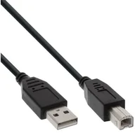 Kable USB - InLine Kabel USB USB-B 1m Czarny 34511X - miniaturka - grafika 1