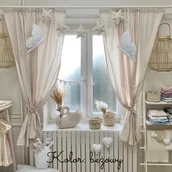 Firany i zasłony dla dzieci - Bawełniane zasłony 170 cm lub 240 cm Różne kolory - miniaturka - grafika 1