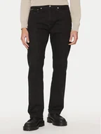 Spodnie męskie - Calvin Klein Jeans Jeansy J30J326546 Czarny Straight Fit - miniaturka - grafika 1