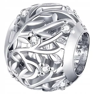 Charms Zawieszka Charms Gałązki Cyrkonie Charmsy Trusky - Bransoletki - miniaturka - grafika 1