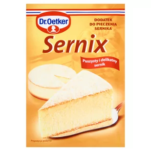 Dr. Oetker Sernix Dodatek do pieczenia sernika 60 g Dr. Oetker - Bakalie - miniaturka - grafika 1