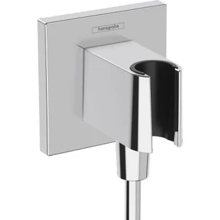 Hansgrohe FixFit E przyłącze kątowe z uchwytem prysznicowym chrom 26889000 - Akcesoria do armatury i ceramiki - miniaturka - grafika 1