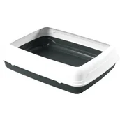 Kuwety dla kotów - Happet Kuweta Pussy Happet L szara - miniaturka - grafika 1