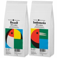 Kawa - Kawa Ziarnista Świeżo Palona Kiwi 2X1Kg Zestaw - miniaturka - grafika 1