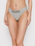 Majtki damskie - Calvin Klein Underwear Stringi 000QF6774E Szary - miniaturka - grafika 1
