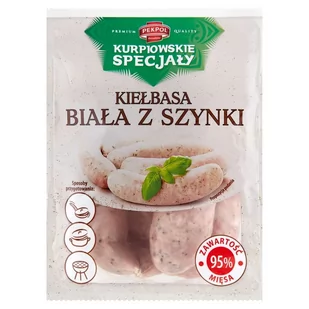 Pekpol Kurpiowskie specjały Kiełbasa biała z szynki 400 g - Kiełbasa i wędliny - miniaturka - grafika 1