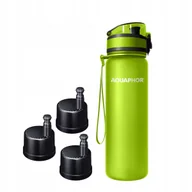 Butelki filtrujące - Butelka filtrująca Aquaphor City z 3 filtrami zielona - miniaturka - grafika 1