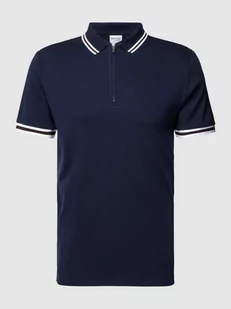 Koszulka polo o kroju slim fit z detalem z logo model ‘TOULOUSE’ - Koszulki męskie - miniaturka - grafika 1