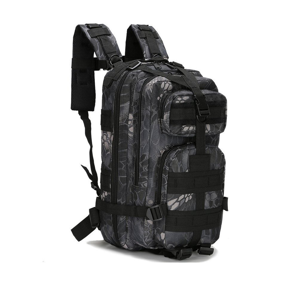 Plecak wojskowy Plecak Unisex Outdoor Plecak turystyczny Plecak wojskowy Taktyczna torba trekkingowa Plecak w kamuflażu, styl HJ