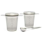 Zaparzacze i kawiarki - Bredemeijer Two tea filters with measuring spoon 191003 191003 - miniaturka - grafika 1