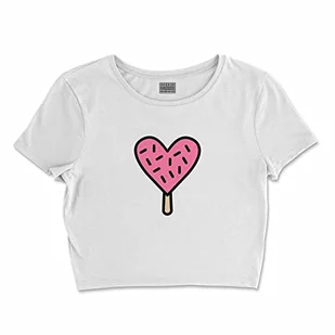 Bona Basics, Nadruk Cyfrowy, Koszulka Podstawowa dla Kobiet, 100% Bawełna, Biały, Casual, Topy dla Kobiet, Rozmiar: XL, biały, XL - Koszulki i topy damskie - miniaturka - grafika 1