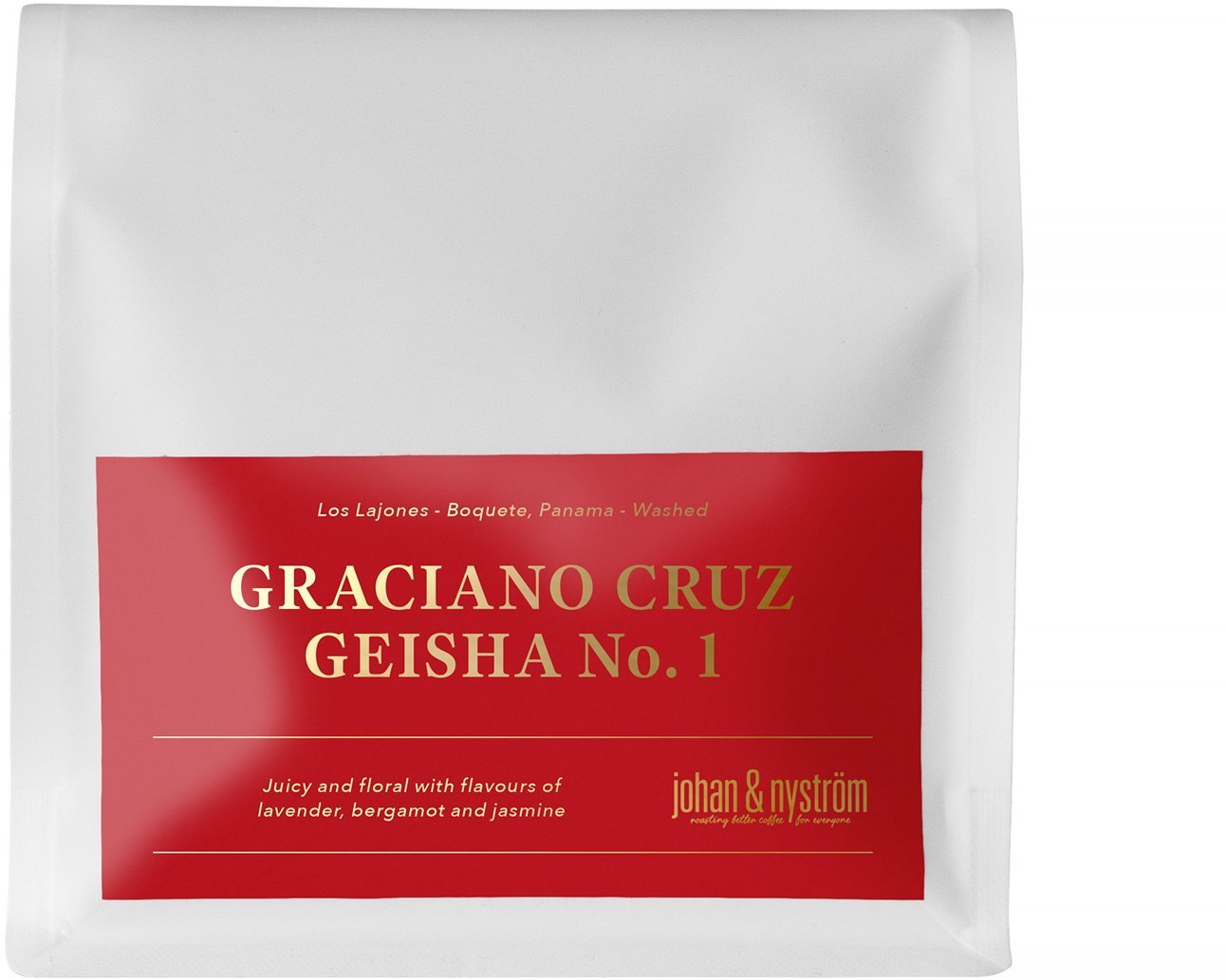 Kawa ziarnista Johan & Nyström kawa ziarnista Panama Los Lajones Geisha No.1 filtrowana 200 g