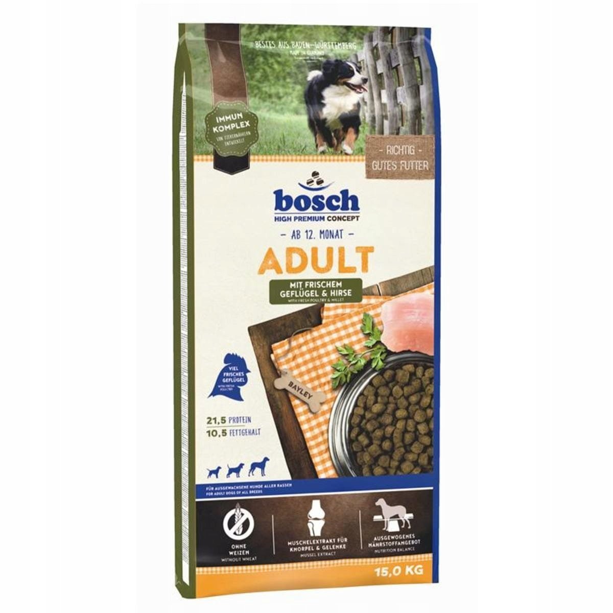 Bosch Petfood Adult Drób & Proso 15 kg