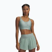 Bielizna sportowa damska - Biustonosz treningowy Under Armour Infinity High 2.0 silica green WYSYŁKA W 24H 30 DNI NA ZWROT - miniaturka - grafika 1