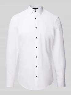 Koszula biznesowa o kroju super slim fit z listwą guzikową - Koszule męskie - miniaturka - grafika 1