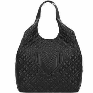Torebki damskie - Love Moschino Quilted Shopper Bag 54 cm nero - grafika 1