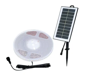 Ecolite DX-SOLAR-3000/5M - LED Taśma solarna 3,7V 2400mAh 5m IP65 - Lampy ogrodowe - miniaturka - grafika 1