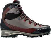 Buty trekkingowe męskie - La Sportiva Trango TRK Leather GTX Buty Mężczyźni, carbon/chili EU 43 2021 Trapery turystyczne 11Y900309-43 - miniaturka - grafika 1