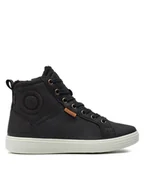 Buty dla dziewczynek - ECCO Trzewiki S7 Teen GORE-TEX 78007302001 Czarny - miniaturka - grafika 1