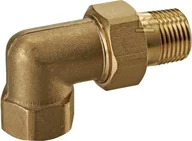 Łączniki, trójniki, kształtki - Śrubunek Twist kątowy 3/4" mosiądz - miniaturka - grafika 1