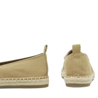 Espadryle damskie - Espadryle DeeZee WSS21182-01 Beżowy - miniaturka - grafika 1