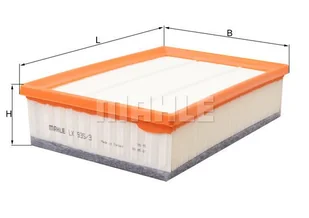 Filtr powietrza Mahle LX 935/3 - Filtry powietrza - miniaturka - grafika 1